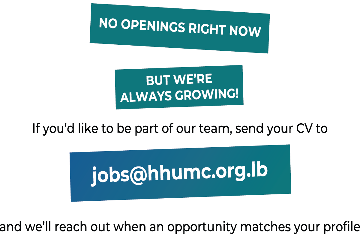 No openings right now